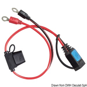 Cable con ojales 6 mm (batería de moto)