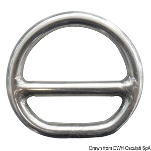 D-ring w/bar 10x60 mm
