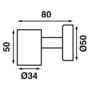 Προβολάκι LED BATSYSTEM Tube, με πρίζα USB