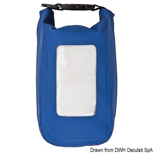 Amphibious watertight blue bag