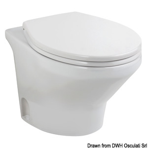 TECMA Compass Short electric toilet bowl 12V