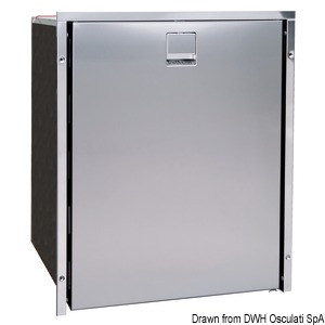 Refrigerador frontal de acero inoxidable ISOTHERM - tacto limpio