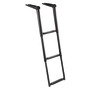 Total Black telescopic ladders for platforms black colour