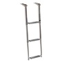 3-step telescopic ladder for platforms oval tubes