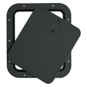 Black inspection hatch removable lid 305 x 355mm