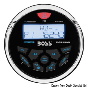 Panel BOSS radio FM/AM/Bluetooth/USB/MP3