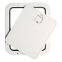 White inspection hatch removable lid 305 x 355mm