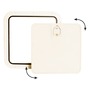 Cream inspection hatch removable lid 375 x 375mm