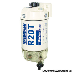 Séparateur eau-carburant RACOR 114 l/h