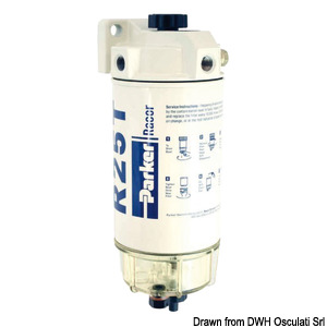 Filtro separador agua/combustible Racor 170 l/h