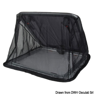 Flyscreen mesh for outdoor hatches 620 x 620 mm