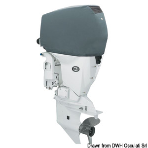 Oceansouth ventilated cover for Evinrude 60-90HP