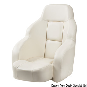 Padded ergonomic seat with flip up 3090
