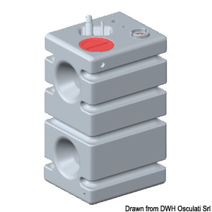 Vertical rigid modular tank drinkable water 236 l