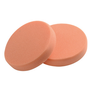 Tamponi in schiuma per lucidatrice arancio 150x30 mm medio-rigido (confezione da 2 pz)