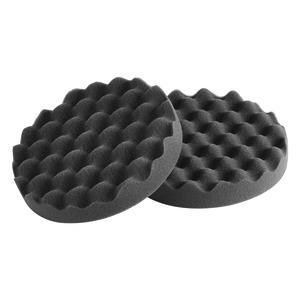 Almohadillas de espuma para pulidora Black Soft Contour (paquete de 2)