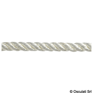 3-strand white polypropylene rope 14 mm