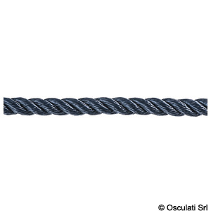 3-strand line blue 8 mm