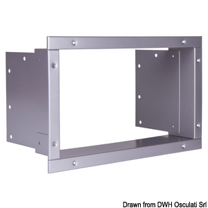 Frame for external mounting 50.826.14 silver