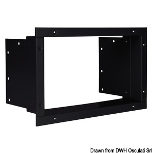 Frame for external mounting 50.826.15 black