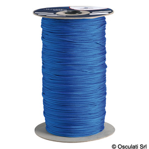Polypropylene braid, bright colours, blue 4 mm