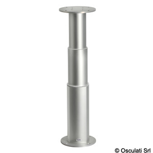 Round-Alu electrical table pedestal