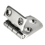 AISI316 mirror polished reversed hinge  57x38 mm