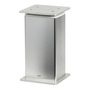 Square aluminum pedestal 3-heights 24V