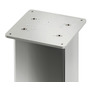 Square-Alu electrical table pedestal
