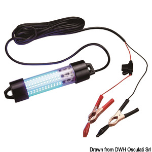Luz atrayente de peces LED + bombilla portátil