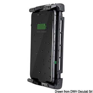 Chargeur de batterie sans fil étanche sur socle pour téléphone portable ROKK ACTIVE