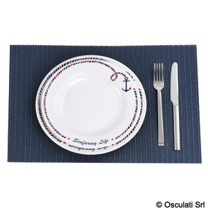 Anti-skid set tablemat blue