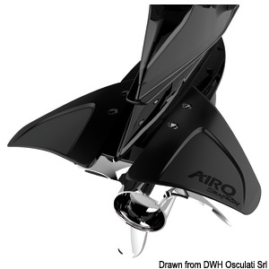 Hydrofoil STING RAY AIRO Fixation avec vis