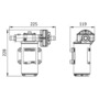 Bomba autoaspirante 12 V 46 l/min