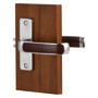 With Yale external lock, internal block