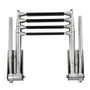 EasyUp Telescopic ladder with handles for installation above the bathing platform
