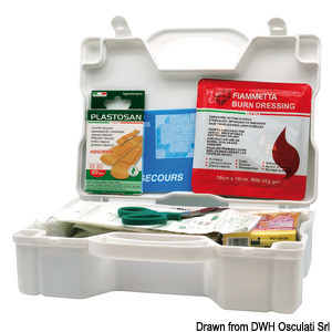 Francia first aid kit case -over 60 miles