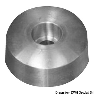 Lateral anode couple for 2 blades propeller
