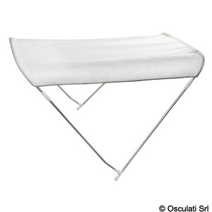 2-arch bimini top white 150/160 cm