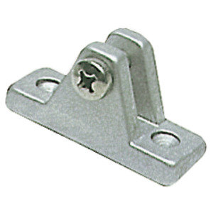 Screw-fixed plate for tubes Ø 20 mm