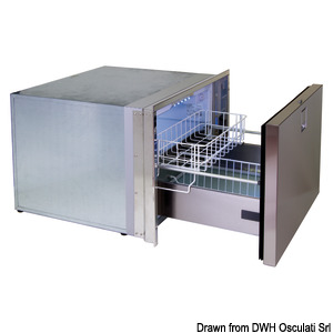 Réfrigérateur à tiroir ISOTHERM DR70 inox 12/24V