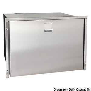 ISOTHERM fridge/freezer DR70 inox 12/24 V