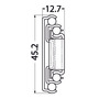 Soft-close slide for drawers 353-350mm