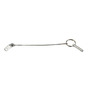 Stainless steel plate + stainless steel cable Ø size 1.6 mm + stainless steel pin title=