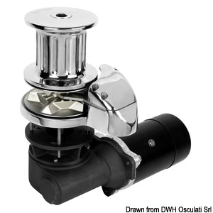 ITALWINCH Orchid windlass 12V-1700W with drum-10mm