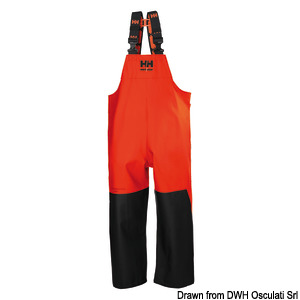 HH Storm Rain BIB trousers orange/black M