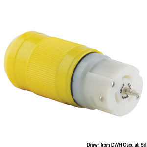 Heavy Duty triphase 4-wire plug