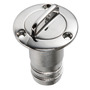 Bilge drain plug AISI 316 mirror polished 48 mm