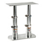 Double pedestal ss handles base 615 x 300 mm