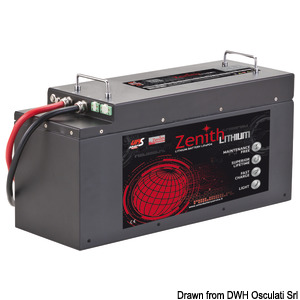 Batterie al litio Zenith 25,6 V 200 Ah